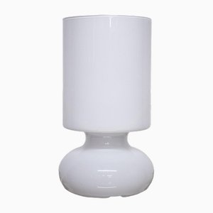 Vintage White Lykta Mushroom Desk Lamp attributed to Ikea, 1990s