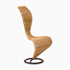 Wicker S-Chair by Tom Dixon for Cappellini, 1980s