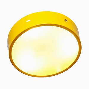 Flush Mount in Yellow, Italy, 1960s