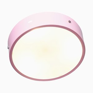 Flush Mount in Pink, Italy, 1960s