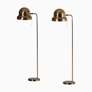 Floor Lamps Model G-120m attributed to Bergboms, Sweden, 1960s, Set of 2