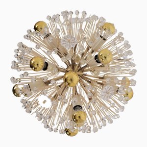 Lámpara de araña Sputnik Flocon-Dandelion de Emil Stejnar, años 60