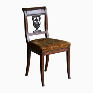 Niederländischer Vintage Stuhl mit Intarsien