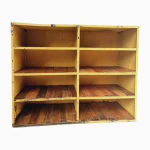 Industrial Shelving Unit in Iron & Pine