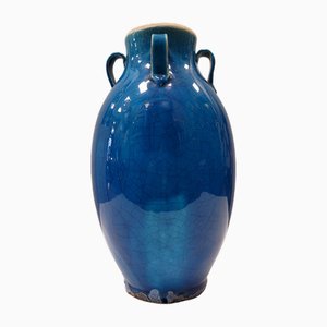 Blue Glazed Stoneware Vase, 19th Century, China