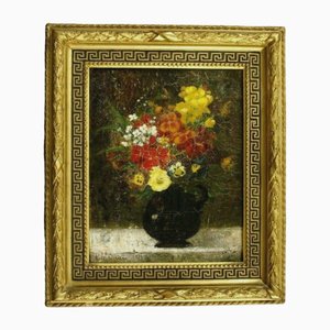 Faure, Mazzo di fiori, 1879, Olio su tela, con cornice