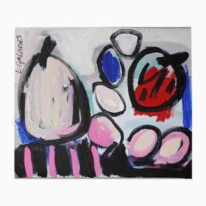 Lola Galanes, Obra expresionista, años 90, Acrílico sobre lienzo