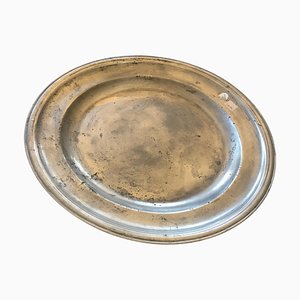 18th Century Plate in Pewter, 1800s