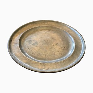 19th Pewter Plate, 1850s