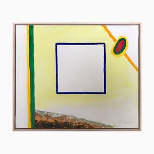 Roger Raveel, Mister Mondriaan, 2002, Huile sur Toile