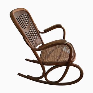 Mecedora Nr 71 de madera curvada de Thonet, años 10