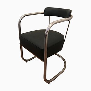 Nr 33 Steel Chrome Chair by Hans and Wassily Luckhardt attributed to Mucke-Melder, 1930s