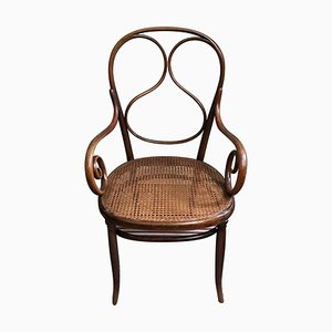 Poltrona Nr 1 First in legno di faggio spaccato di Michael Thonet per Thonet, 1865