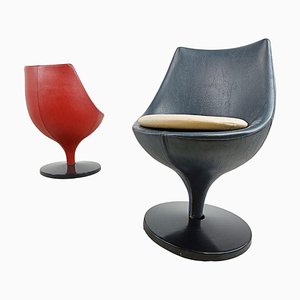 Pierre Guariche zugeschriebene Polaris Stühle für Meurop, 1960er, 2er Set