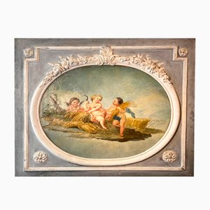 Piedmontese Artist, Allegory of Summer, Late 18th Century, Oil on Canvas, Framed