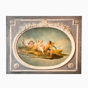 Piemontesischer Künstler, Allegorie des Sommers, Ende 18. Jh., Öl auf Leinwand, Gerahmt
