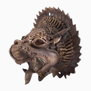 Bhutan Dragon Druk Wall Mounted Incense Burner, Tibet, 1920s