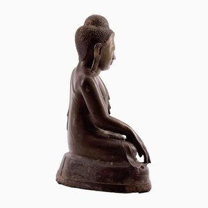 Bouddha Shakyamuuni Sculpture in Bronze, 1890s