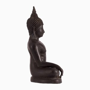 Scultura Bouddha Shakyamuni in bronzo, fine XIX secolo