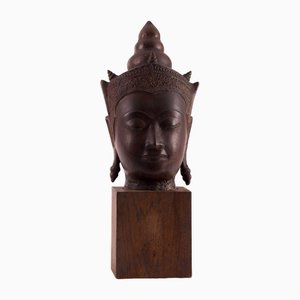 Vintage Buddha Skulptur, 1920er