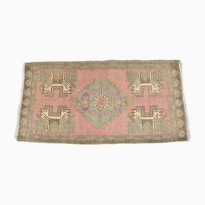 Kleiner Anatolischer Wollteppich in Faded Pink