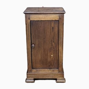 Early 20th Century Chestnut Nightstand Bed