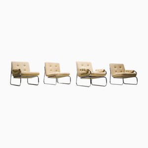 Three-Seater Borkum Sofa and Armchairs by Johan Bertil Häggström for Ikea, 1970s, Set of 2