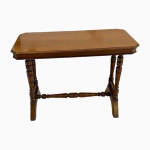 Antique Victorian Walnut Side Table, 1880