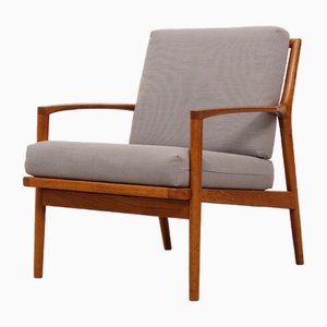 Poltrona Mid-Century de teca, 1960