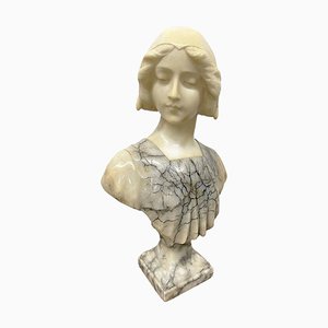 Gustave van Vaerenbergh, Busto femminile, 1900, marmo