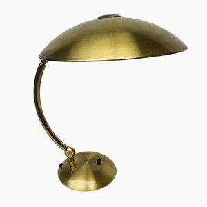 Lampada da scrivania in ottone di Hillebrand, anni '30