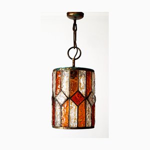 Glasstein Pendant Lamp from Polarte attributed to Albano Poli, 1960s