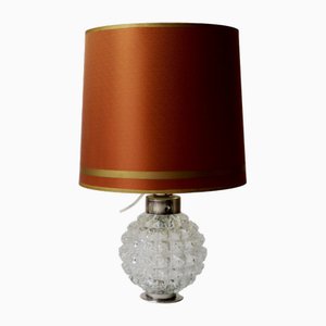 Kleine Tischlampe mit beleuchtetem Lampenfuß, 1960er