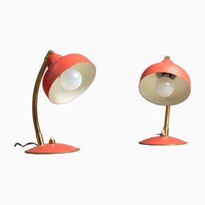 Italian Table Lamps with Directional Light, 1950s, Set of 2