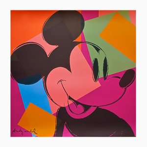 Andy Warhol, Mickey Mouse, años 80, Litografía de edición limitada