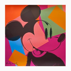 Lithographie Andy Warhol, Mickey Mouse, 1980s, Édition Limitée