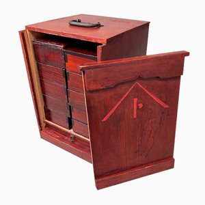 Japanese Meiji Wooden Bento Box, 1902