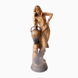 Terracotta Rebecca Sculpture from Friedrich Goldscheider, 1900