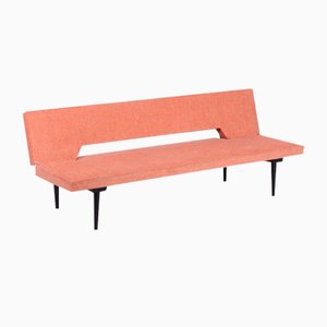 Mid-Century Sofa in Lacquered Wood attributed to Miroslav Navratil, Czechia, 1960s