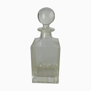 Baccarat Style Crystal Whiskey Decanter, France, 1900s