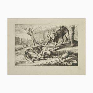 Jean Lepautre, Wildlife, Etching, 18th Century