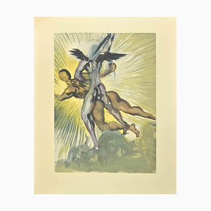Salvador Dalí, Los ángeles de la guarda, Xilografía, 1963