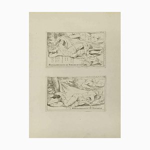 Jean François Poletnich, Apollon, Etching, 18th Century