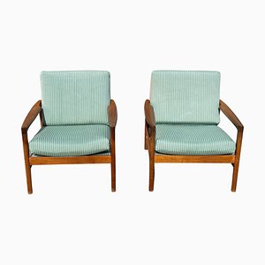 Set of Teak Chairs by Hans Olsen attributed to Juul Kristensen, 1960s