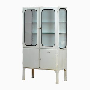 Glass & Iron Medical Cabinet, 1975