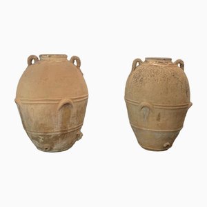 19th Century Terracotta Jars, Set of 2