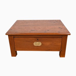 Small Teak Side Table, 1900s