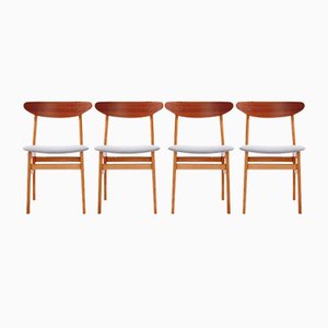 Danish Model 210 Dining Chairs from Farstrup Møbler, 1960s, Set of 4