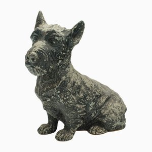 Figura de terrier escocés eduardiano británico, años 10
