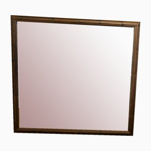 Large Square Framed Wall Mirror, 1960s